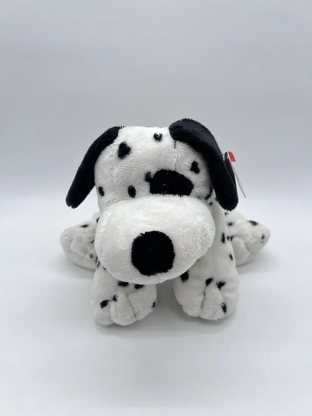 Ty Pluffies Dotters White Dalmation Dog Plush 10